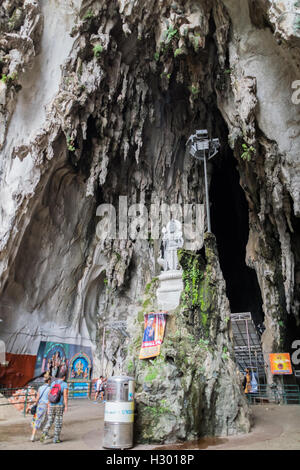 Innenansicht des Batu Höhle, Kuala Lumpur, Malaysia Stockfoto