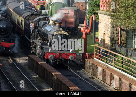 7822 Foxcote Manor auf der North Yorkshire Moors Railway.Welsh Dampf-Gala Stockfoto