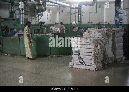 Arbeiter innen Baumwolle Mühle Multan Pakistan Stockfoto