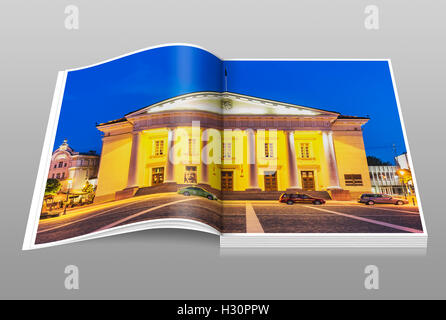 Das Rathaus befindet sich in der Altstadt von Vilnius, Litauen, Baltikum, Europa Stockfoto