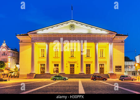 Das Rathaus befindet sich in der Altstadt von Vilnius, Litauen, Baltikum, Europa Stockfoto