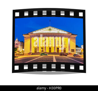 Das Rathaus befindet sich in der Altstadt von Vilnius, Litauen, Baltikum, Europa Stockfoto