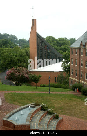 Lynchburg, VA, USA. Blick auf den Randolph College Campus. Stockfoto