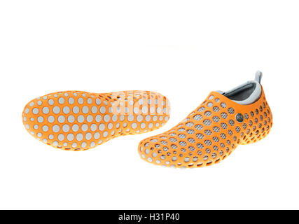 PIKGEBIRGSSTOCK NIKE Sportschuhe Industriedesigner MARC NEWSON Stockfoto