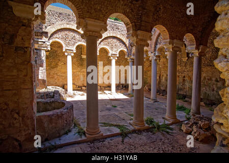 Römische Badehaus und Wäsche an die Römische Gymnasium, Kos Stadt, Kos Insel, Griechenland Stockfoto