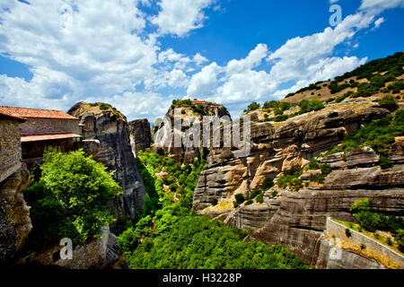 Meteora-Felsen Stockfoto