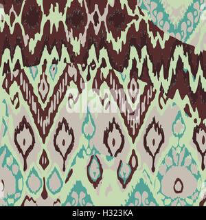 Farbige nahtlose ethnischen Vektor Druckmuster abstrakten Hintergrund Stock Vektor