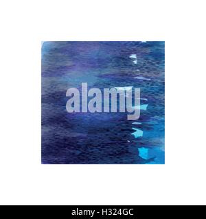 Bunte Vektor abstrakte Aquarell Hand Farbe Textur isoliert auf weißem Hintergrund Aquarell strukturierten Hintergrund Stock Vektor