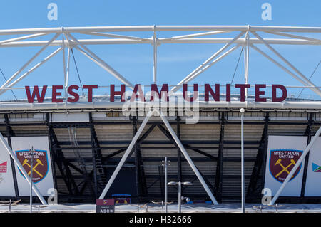 West Ham London Stadium im Queen Elizabeth Olympic Park, London England Vereinigtes Königreich UK Stockfoto