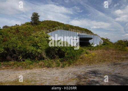 2. Weltkrieg Bunker Fort Tilden Beach Stockfoto