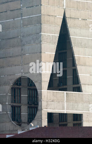 Detail der Bangaldesh Nationalversammlung, Dhaka Stockfoto