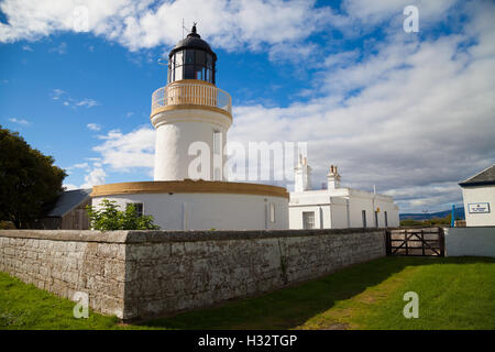 Der Leuchtturm am Cromarty, Ross und Cromarty Schottland. Stockfoto