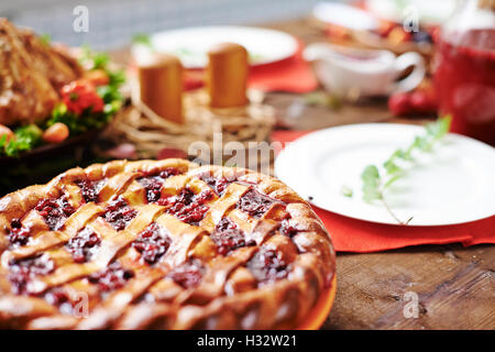 Heidelbeerkuchen Stockfoto