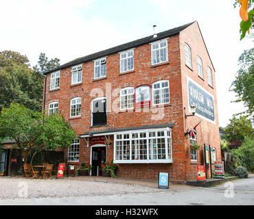 Audlem Mill, canal, Shop und Werkstatt, in der Nähe von Shropshire Union Canal bei Audlem Cheshire England UK Stockfoto