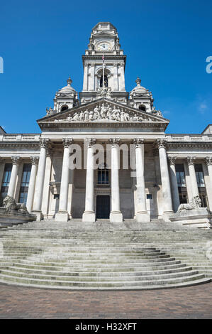 prächtigen Fassade der Guildhall, Portsmouth, UK Stockfoto