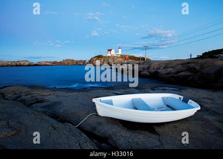 Nubble Light - Cape Neddick Lighthouse - Sohier Park - York Maine Stockfoto