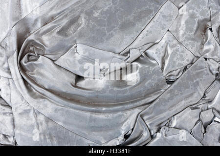 Schrott, Metall, komprimierte und deformiert, Blatt Metall-Abfälle aus industrieller Produktion, Hafen Duisburg, Duisport, Ruhrgebiet Stockfoto