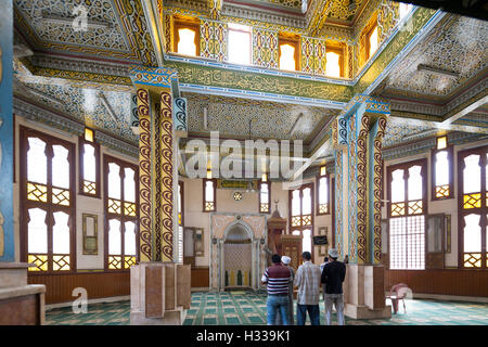 malte innen Hidayat al-Islam-Moschee, Rashid, Rosetta, Ägypten Stockfoto