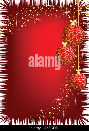 Foto von Weihnachten Hintergrund Stock Vektor