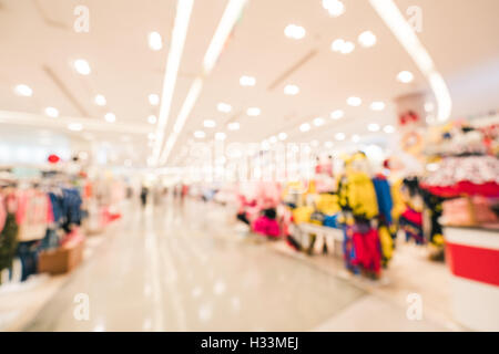Unscharfen Hintergrund der modernen Kaufhaus Stockfoto