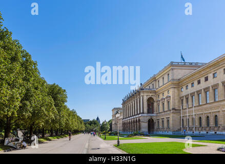 Der Aspekt der Hofgarten der Residenz, die bayerischen königlichen Palast, München, Bayern, Deutschland Stockfoto