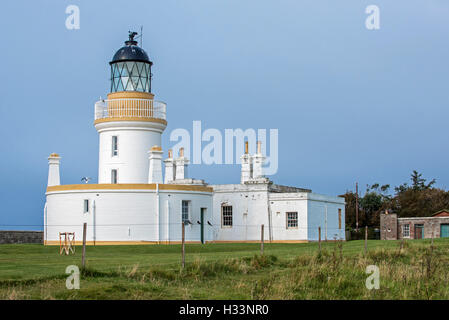 Leuchtturm am Chanonry Point auf Black Isle, Moray Firth, Schottland, England, Schottland, UK Stockfoto