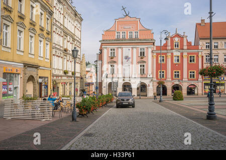 Walbrzych alte Marktstadt Waldenburg niedriger Schlesien Polen Stockfoto