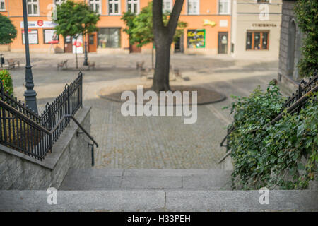 Walbrzych alte Marktstadt Waldenburg niedriger Schlesien Polen Stockfoto