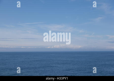 Nur Meer und Himmel Hintergrund erschossen Stockfoto