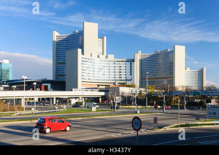 Wien, Wien: Vienna International Centre (UNO City), 22., Wien, Österreich Stockfoto