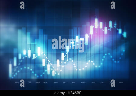 Forex trading Hintergrund Stockfoto