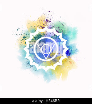 Vishuddha chakra Stockfoto