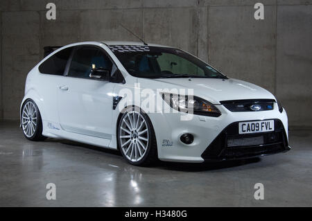 2009 Ford Focus RS heiße Luke Sportwagen mit Tieferlegung Stockfoto