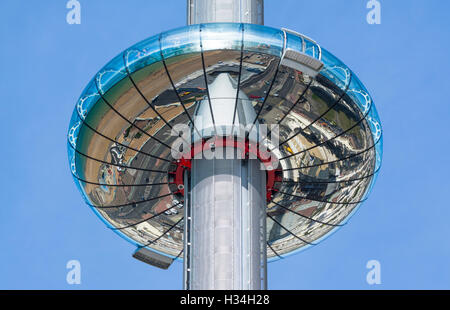 I360. British Airways i360 Aussichtsturm in Brighton, East Sussex, England, UK. I360 Brighton i360. I360 Turm. Stockfoto