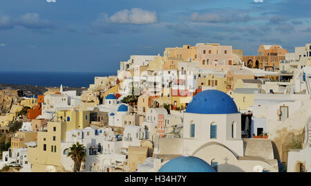 Blick auf Santorini Oia Stockfoto