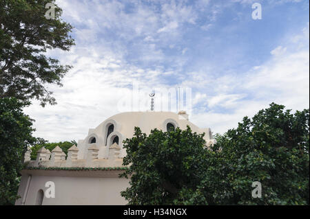 Sidi Abderrahmane El Thaalibi Moschee im alten Teil von Algerien casbah(kasaba). Moschee und dem Campus wird von Frauen besucht Stockfoto