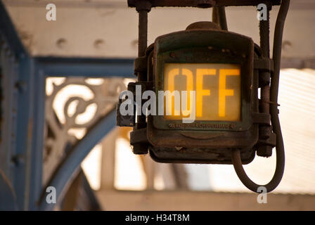 Zug-Licht Stockfoto