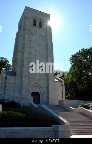 Der Aisne-Marne amerikanischen Friedhof und Denkmal in Belleau, Nordfrankreich. Stockfoto