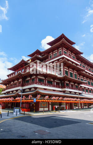 Buddha Tooth Relic Temple, Chinatown, Singapur Stockfoto