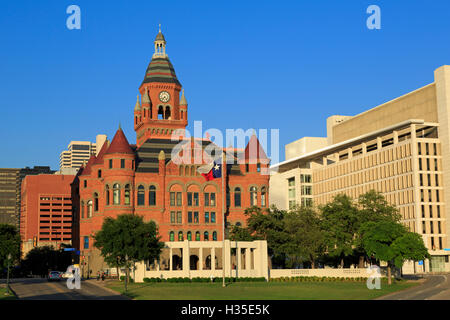 Old Red Museum, Dealey Plaza, Dallas, Texas, USA Stockfoto
