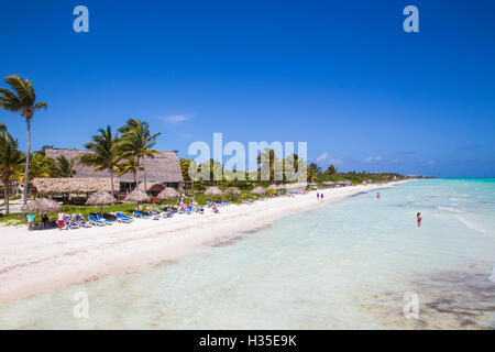 Playa El Paso, Cayo Guillermo, Jardines del Rey, Ciego de Avila Provinz, Kuba, West Indies, Karibik Stockfoto