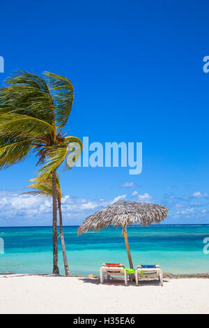 Playa Guardalvaca, Provinz Holguin, Kuba, Karibik, Caribbean Stockfoto