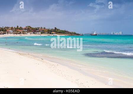 Arashi Beach, Aruba, kleine Antillen, Niederländische Antillen, Caribbean Stockfoto