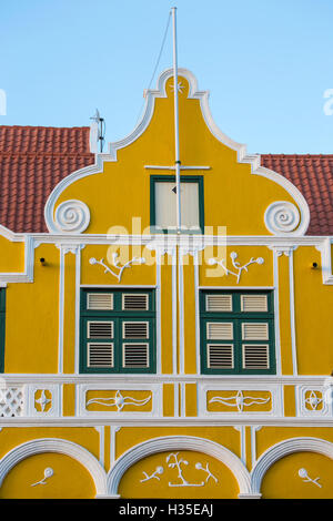 Das Penha Gebäude, einer ehemaligen Kaufmannshaus, Punda, UNESCO, Willemstad, Curacao, Antillen, kleine Antillen, Karibik Stockfoto