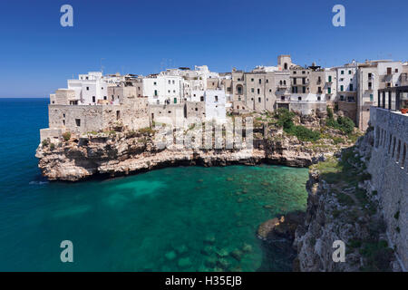 Polignano a Mare, Bari Bezirk, Apulien, Italien Stockfoto