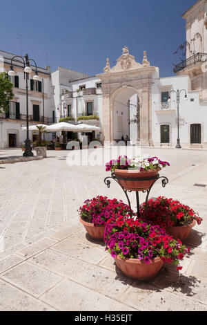 Arco di Sant'Antonio, Porta di Santa Stefano, Martina Franca, Valle d ' Itria, Bezirk Taranto, Apulien, Italien Stockfoto