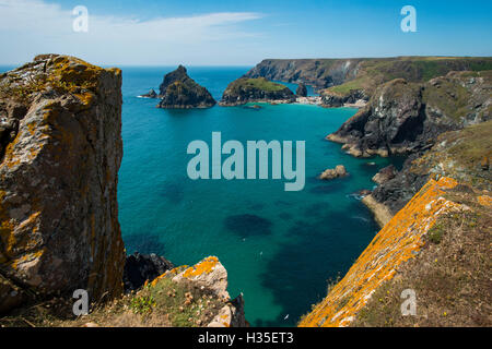 Kynance Cove auf der Halbinsel Lizard, Cornwall, England, UK Stockfoto