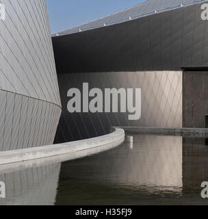 Außenansicht des dänischen National Aquarium, der blaue Planet in Kopenhagen. Stockfoto