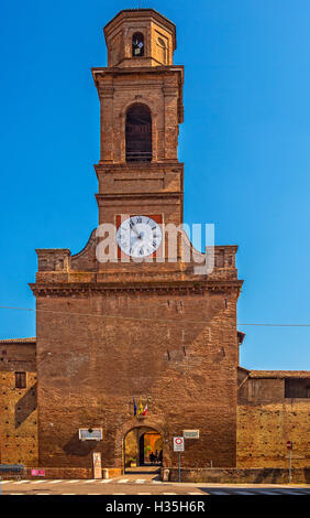 Italien-Emilia Romagna Novellara der Festung Stockfoto