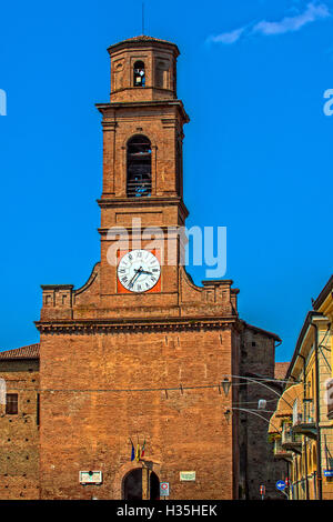 Italien-Emilia Romagna Novellara der Festung Stockfoto